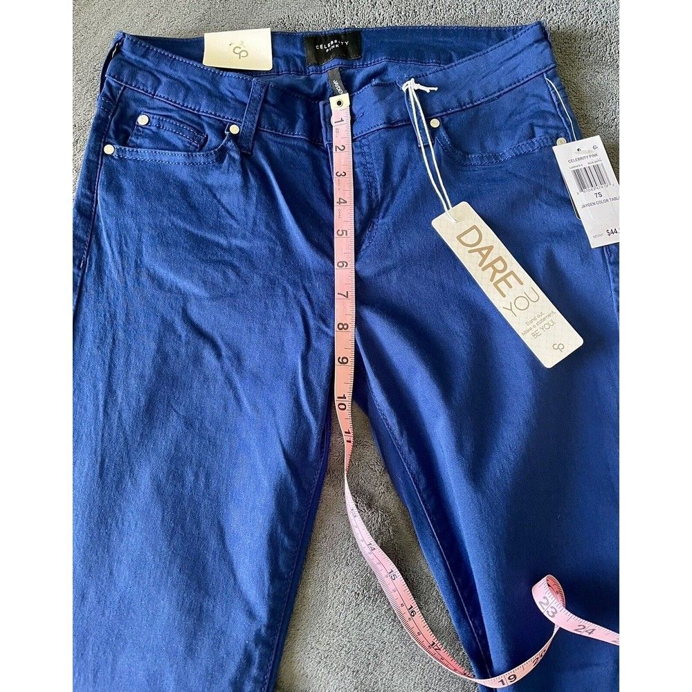 Celebrity Pink Jayden Skinny Jeans Women 7/28 Blue Stretch NWT - Picture 7 of 7
